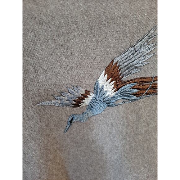 Talk for the Walk Brown Cape with Embroidered Birds‎ - Picture 3 of 6